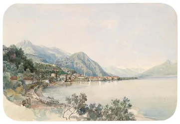 Utsikt över Comosjön till Bellaggio